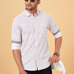 BYFORD by Pantaloons Slim Fit Geometric Printed Cotton Casual Shirt-picture-18