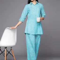 Libas Printed Cotton Night suit-image-65