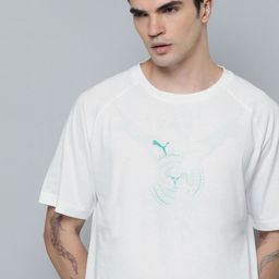 PUMA Motorsport Brand Logo Printed Mercedes AMG Petronas Pure Cotton T-shirt-image-87