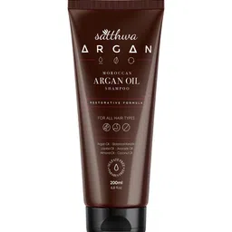 Satthwa Moroccan Argan Oil Restorative Formula Shampoo with Coconut Oil 200 ml-41