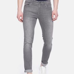 Jack & Jones Men Grey Ben Skinny Fit Low-Rise Clean Look Stretchable Jeans-image-96