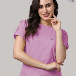 Friskers Pack of 2 Round Neck Short Sleeves Cotton Top-image-136