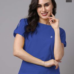 Friskers Pack of 2 Round Neck Short Sleeves Cotton Top-image-131