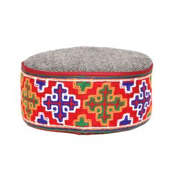 Vastraa Fusion Unisex Multicoloured Embroidered Woollen Himachali Kullu Cap-0