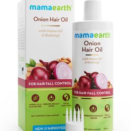 Mamaearth Onion Hair Oil with Onion & Redensyl for Hair Fall Control & Hair Growth- 250 ml-36