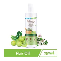 Mamaearth BhringAmla Hair Oil with Bhringraj & Amla for Intense Hair Treatment  250 ml-2