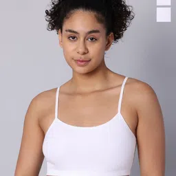 Sillysally Women Pack of 3 Non Padded Double Layer Workout Bras With All Day Comfort-picture-31