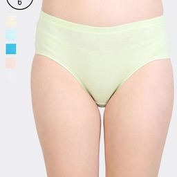 BODYCARE Women Pack of 6 Assorted Hipster Briefs E2C-6PCS-image-85