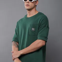 Difference of Opinion Drop-Shoulder Sleeves Cotton Oversized T-shirt-image-35