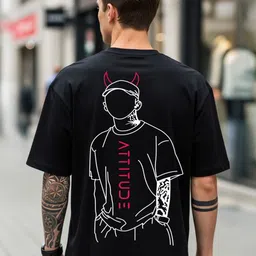 BENNY BROOKS Graphic Printed Oversized Cotton T-shirt-picture-12
