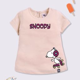 YK X Minute Mirth Infant Girls Snoopy Printed Pure Cotton T-shirt Dress-picture-33