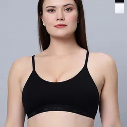 In Care Pack Of 2 Full Coverage Seamless Cotton Workout Bra With All Day Comfort-picture-14