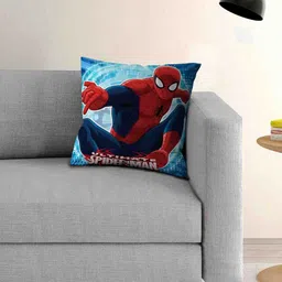 Athom Trendz Blue & Red Printed Cushion with Cusion Cover-38