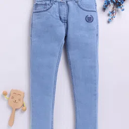 Here&Now X Game Begins Girls Slim Fit Printed Stretchable Jeans-image-57