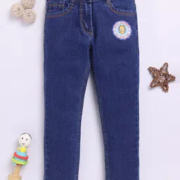 Here&Now X Game Begins Girls Slim Fit Printed Stretchable Jeans-image-68