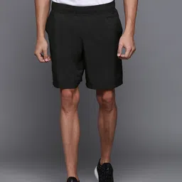 UNDER ARMOUR Men Black Typography Training Woven Graphic Sports Shorts-picture-41