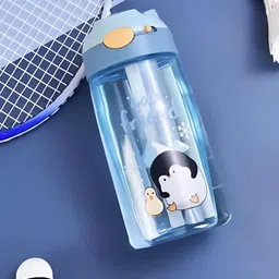 YK Kids Blue Leak Proof Printed Water Bottle With Sipper - 470 ml-image-37