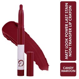 MATTLOOK Non Transfer Power Last Lip Stain Crayon Lipstick - Candy Maroon 06-42