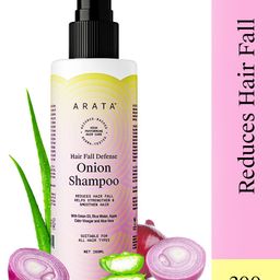 ARATA Hair Fall Defense Onion Shampoo with Rice Water & Apple Cider Vinegar - 200 ml-10
