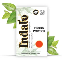 INDALO Set of 3 Ammonia Free Natural Henna Powder for Conditioning Hair Growth - 100g Each-4