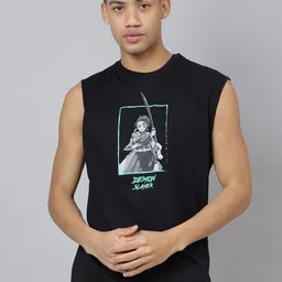 Free Authority Men Graphic Printed Round Neck Regular Fit Cotton T-shirt-picture-3