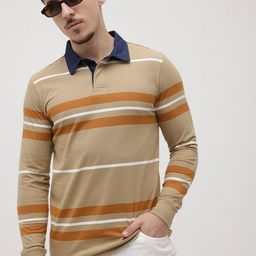 The Roadster Life Co. Striped Polo Collar T-shirt-picture-42