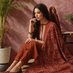 Sangria Women Ethnic Kurta Set-picture-56
