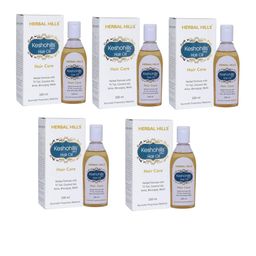 Herbal Hills Set Of 5 Keshohills Hair Oil With Til Tail, Bhrungraj & Methi - 100 ml Each-31
