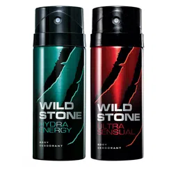 Wild Stone Men Ultra Sensual & Men Hydra Energy Deodorant 150 ml each-picture-31