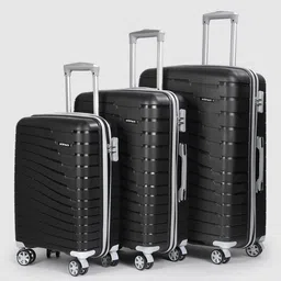V By Verage Set of 3 Starlink 360 Degree Rotation Hard Trolley Bags-picture-5