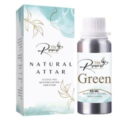 THE RUPAWAT Perfumery House Green 100% Natural & Pure Alcohol Free Attar- 50 ml-image-24