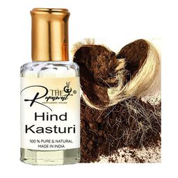 THE RUPAWAT Perfumery House Hind Kasturi Natural Alcohol-Free Attar - 12 ml-image-16