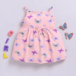 YK X Tinyo Infant Girls Printed Cotton A-Line Dress-picture-26