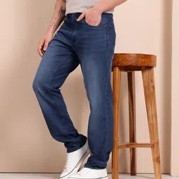 Mast & Harbour Men Regular Fit Mid-Rise Light Fade Jeans-picture-23