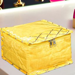 Kuber Industries Yellow Set of 1 Regular Jewellery Organiser Organisers-16
