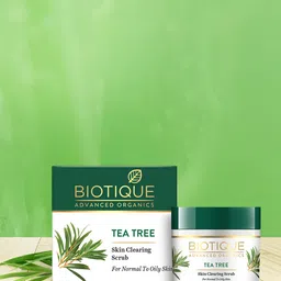 Biotique Unisex Advanced Organics Tea Tree Skin Clearing Face Scrub 50 g-22