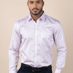 LOUIS STITCH Floral Printed Comfort Cotton Opaque Formal Shirt-picture-23