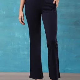 Lakshita Women Smart Skinny Fit Mid-Rise Easy Wash Trousers-image-86