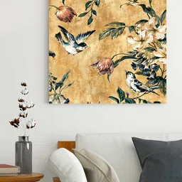 Art Street Orange Garden Theme Printed Framed Wall Art-image-79