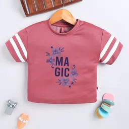 Here&Now X Game Begins Girls Typography Printed T-shirt-image-36