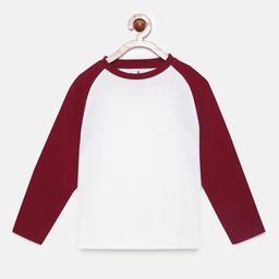 METRO KIDS COMPANY Boys White Solid Pure Cotton Round Neck Sustainable T-shirt-image-93