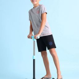 U.S. Polo Assn. Kids Boys Black Cotton Solid Lounge Shorts-picture-21