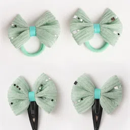 RIBBON CANDY Girls Set of 4 Embellished Hair Accessory Set-image-88