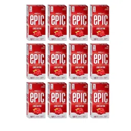 Manforce Set Of 12 Epic Pleasure Long Lasting Condoms- 10 Condoms Each- Raspberry-picture-7