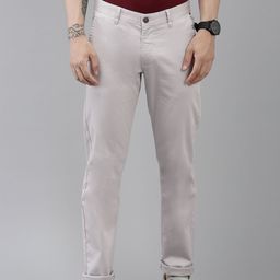 Van Heusen Sport Men Solid Slim Fit Mid-Rise Trousers-image-94