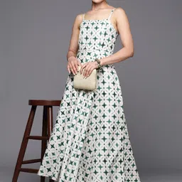 Varanga Women Spaghetti- Strap A-Line Dress-picture-56