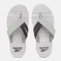 Reebok Men Grey & Black Colourblocked Thong Flip-Flops-picture-42