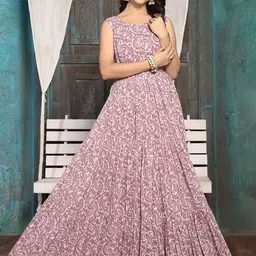 CHANSI Floral Printed Tiered Fit and Flare Maxi Dress-image-76
