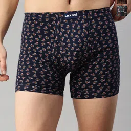 Lux Cozi Men Pack Of 3 Assorted Printed Cotton Trunks-11