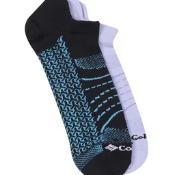 Columbia Women Pack of 2 Patterned Ankle Length Mapped No-Show Lightweight Socks-picture-18